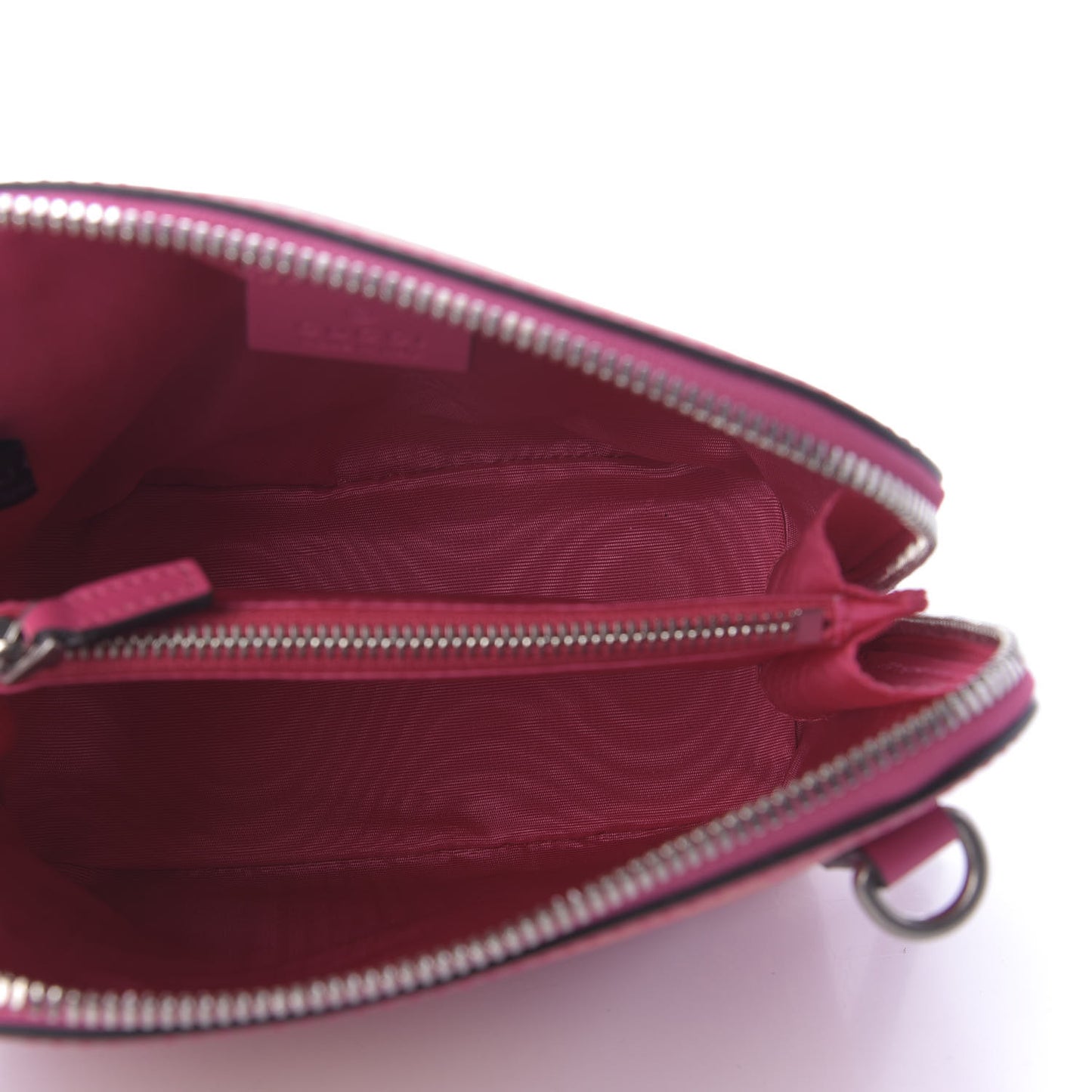 X SEGA Calfskin GUCCY Stars Mini Dome Shoulder Bag Violet Fuxia Gold