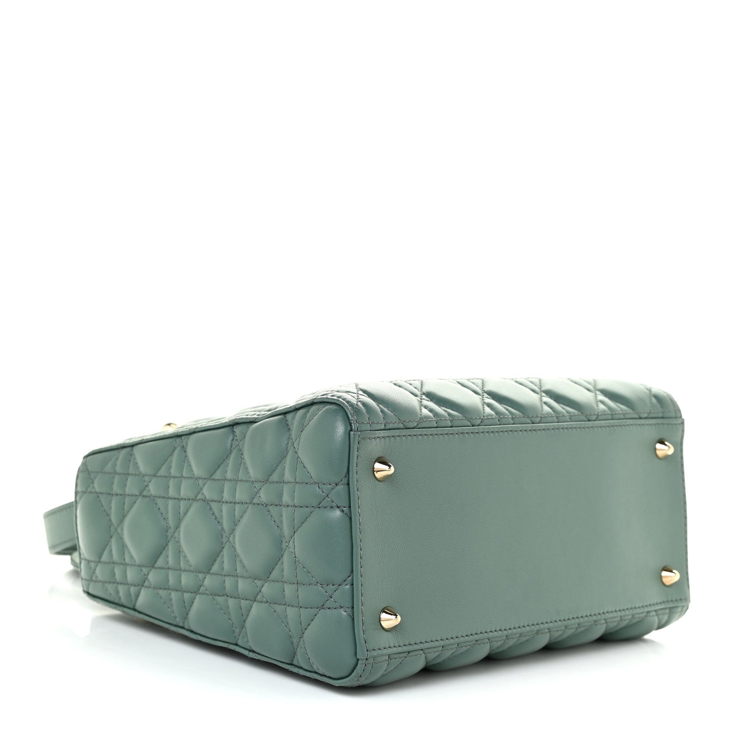 Lambskin Cannage Medium Lady Dior Orage