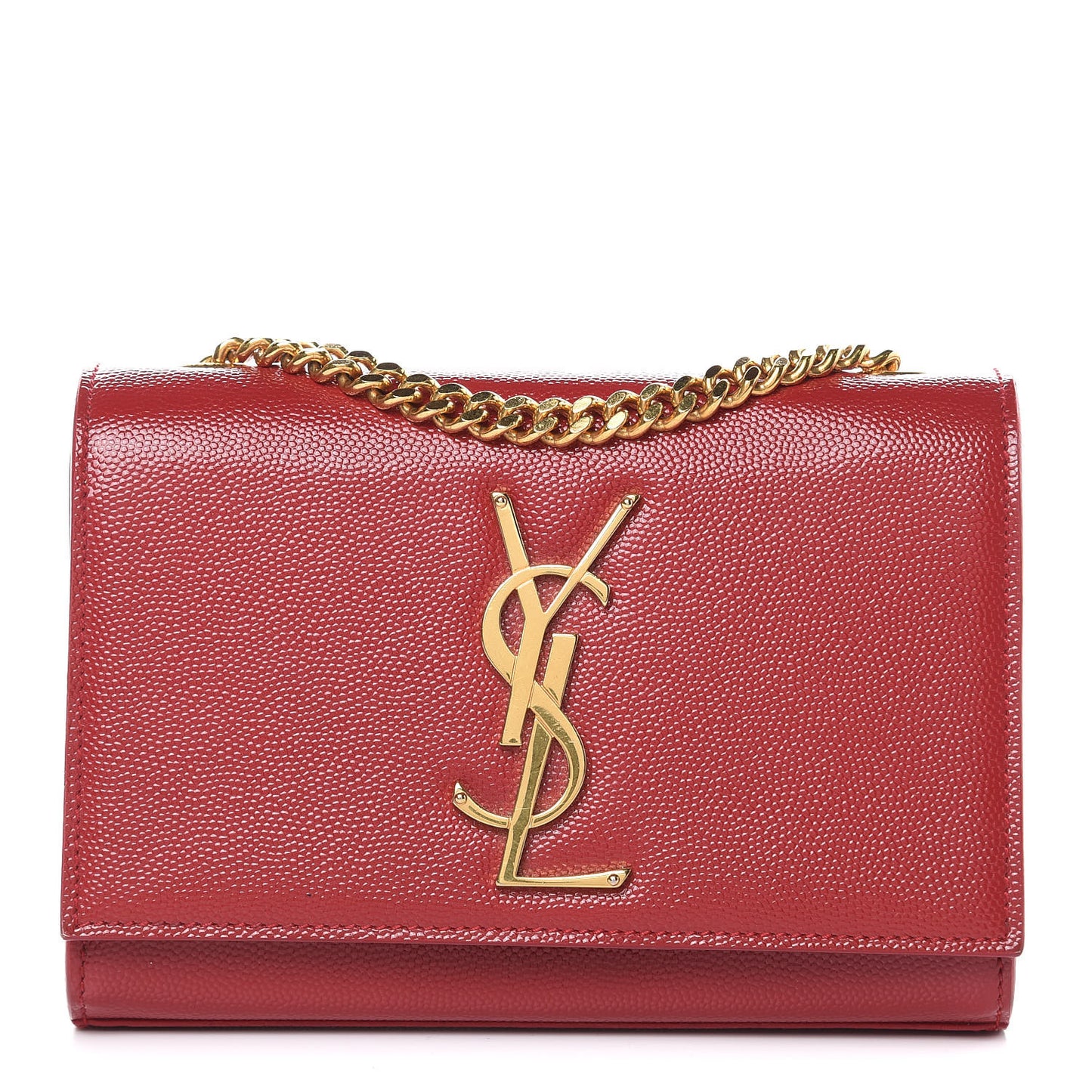 Grain De Poudre Small Monogram Kate Satchel Red