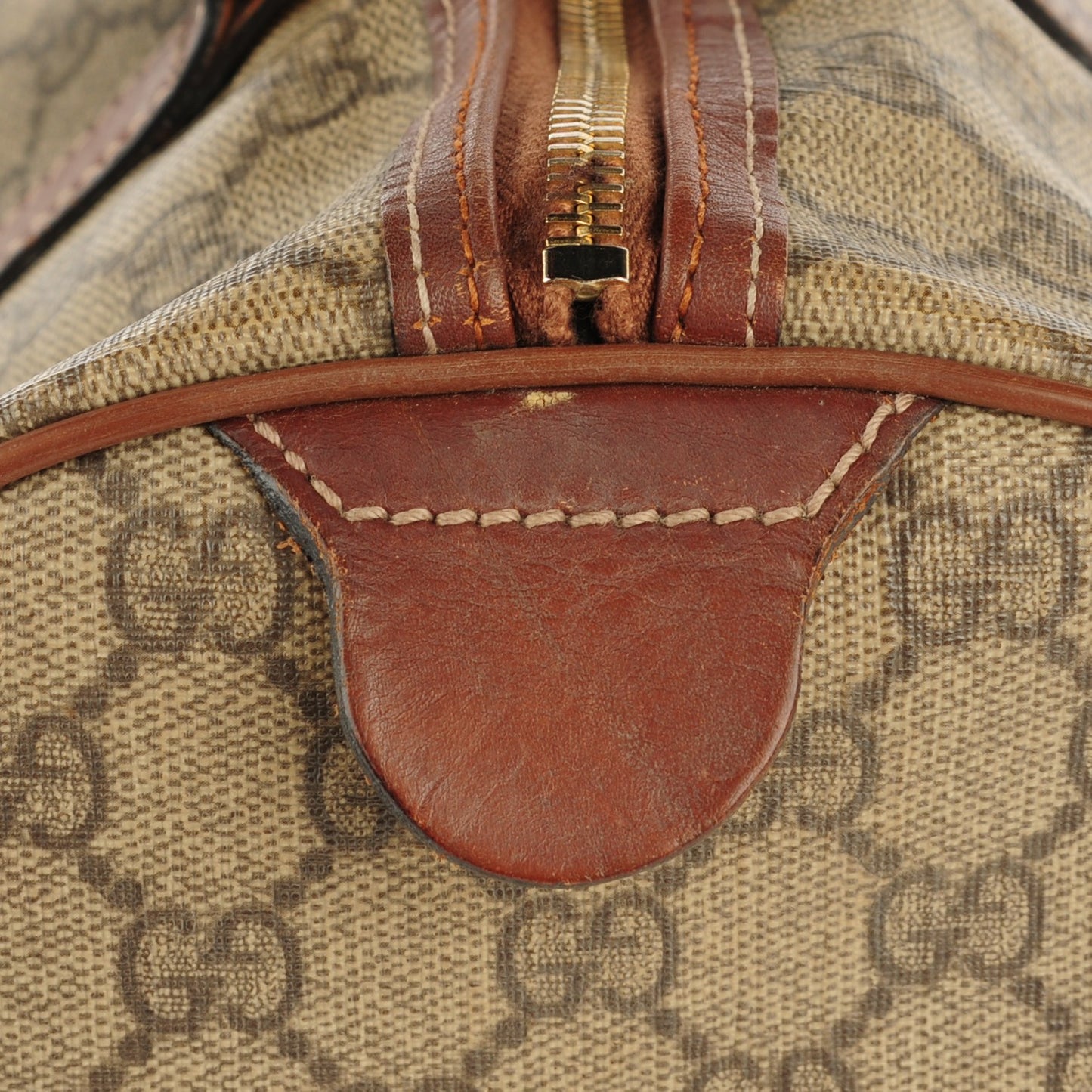GG Plus Monogram Medium Joy Boston Brown