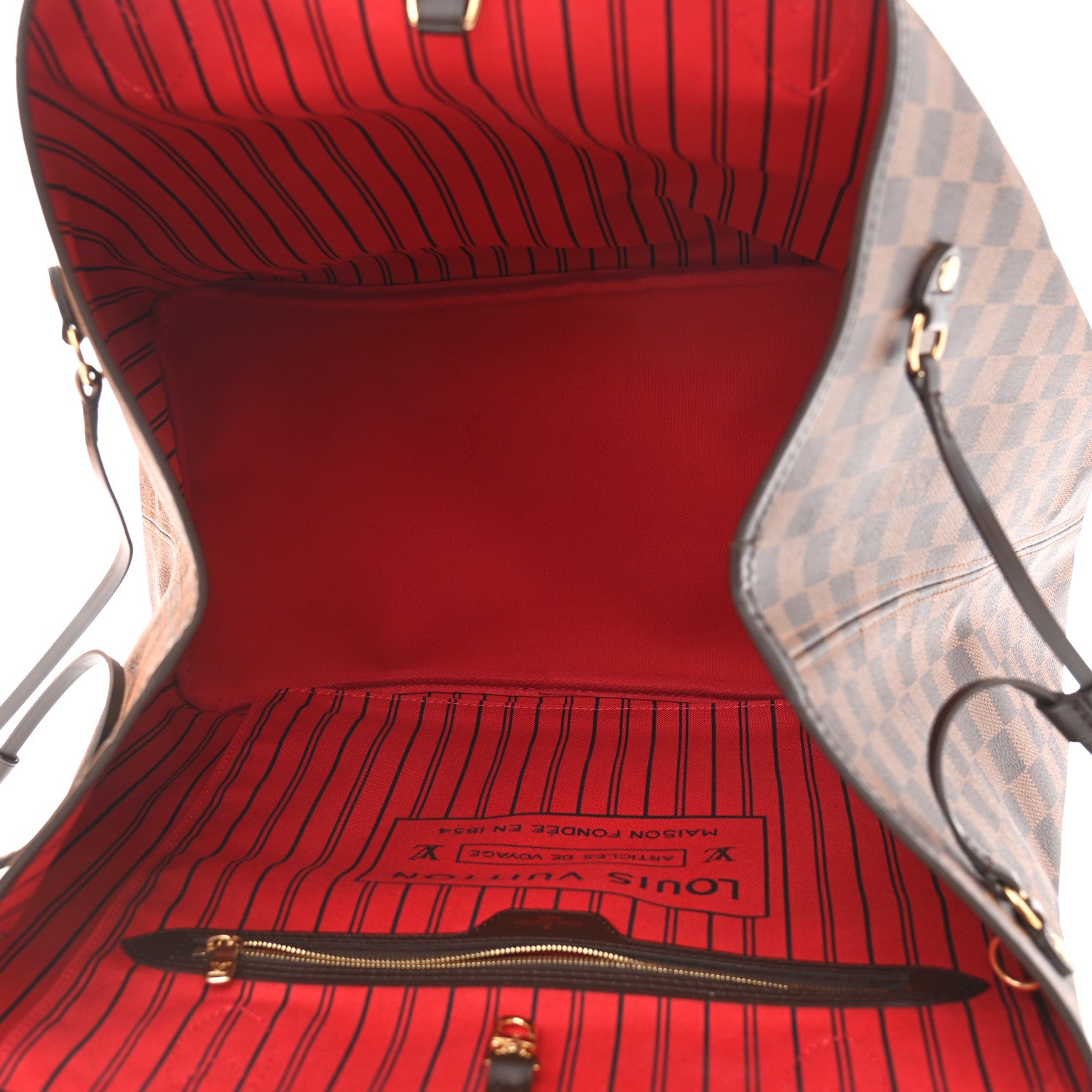 Louis Vuitton Damier Ebene Neo Neverfull GM 5 of 11