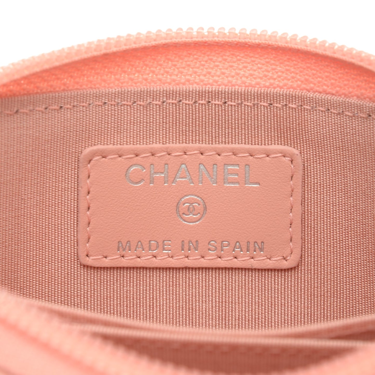 Caviar Timeless CC Zip Around Coin Purse Pink