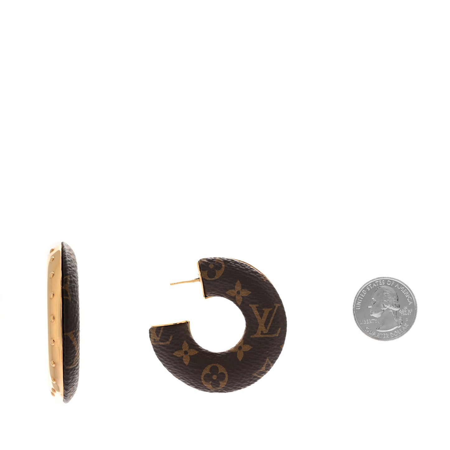 Monogram Wild Mini Hoop Earrings