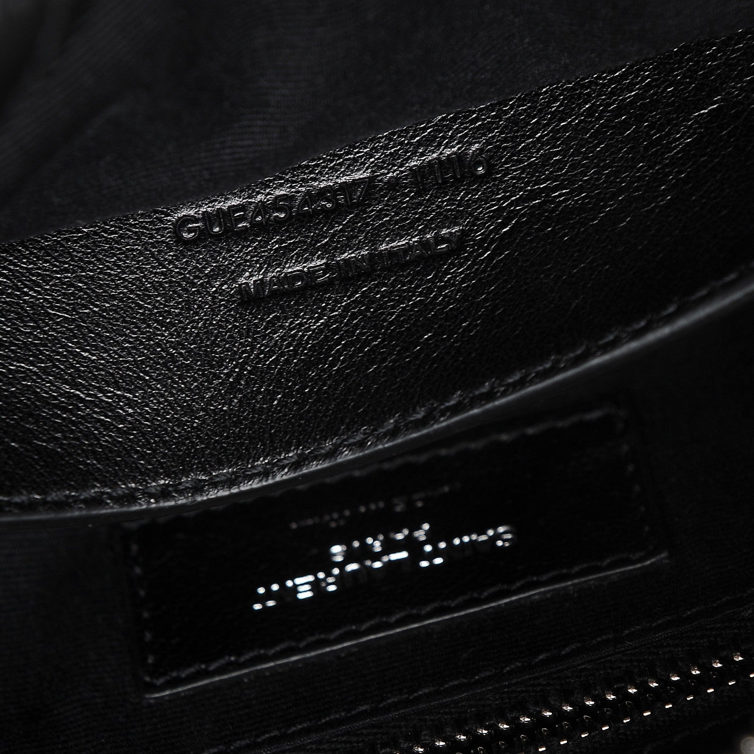 Saint Laurent Calfskin Y Quilted Monogram Small Loulou Bowling Bag Black 7 of 7