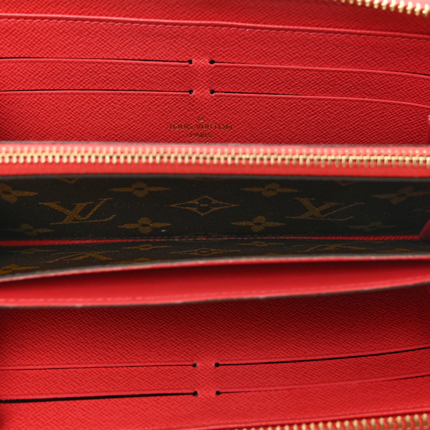 Monogram Retiro Zippy Wallet Cherry