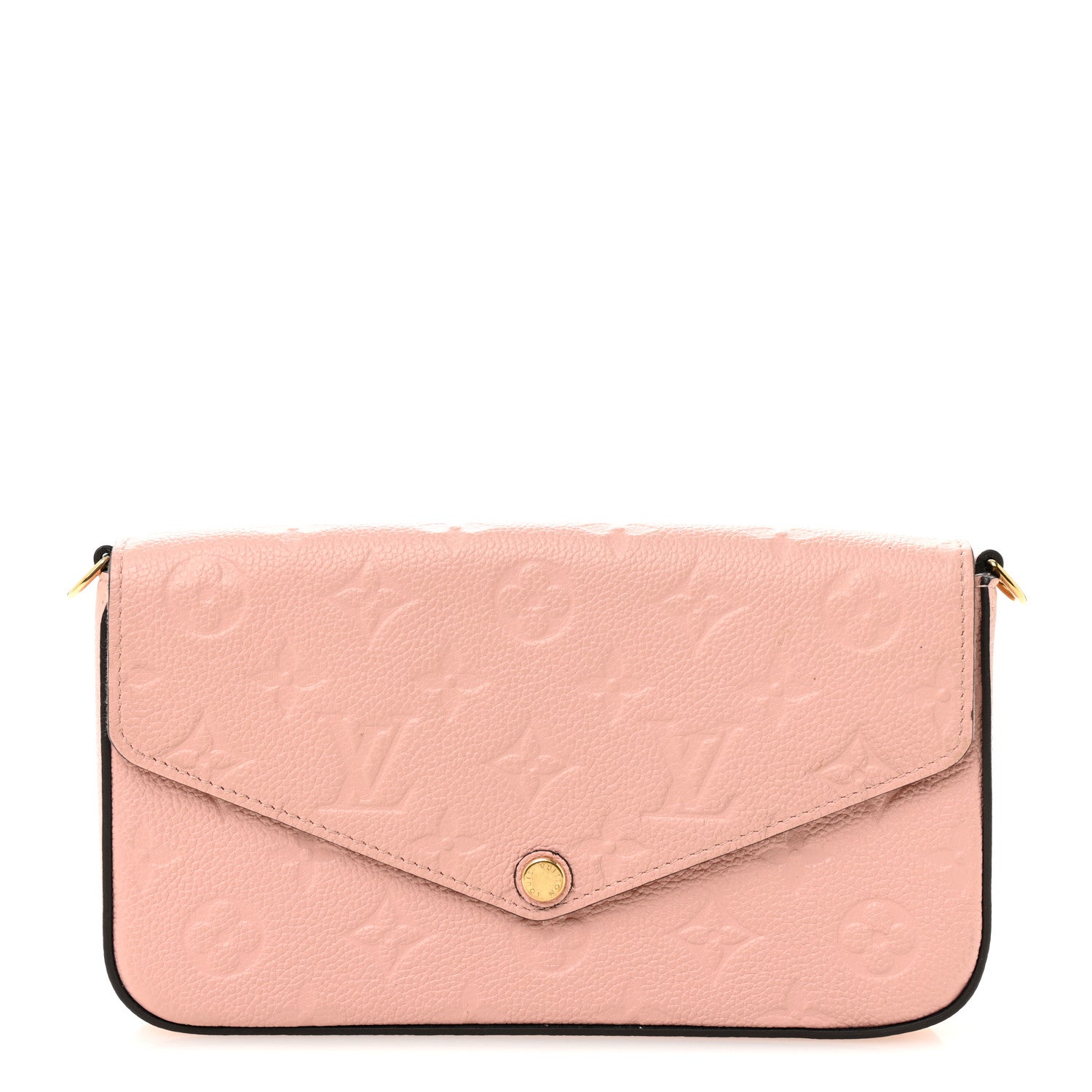 Louis Vuitton Empreinte Pochette Felicie Chain Wallet Rose Poudre 1 of 12