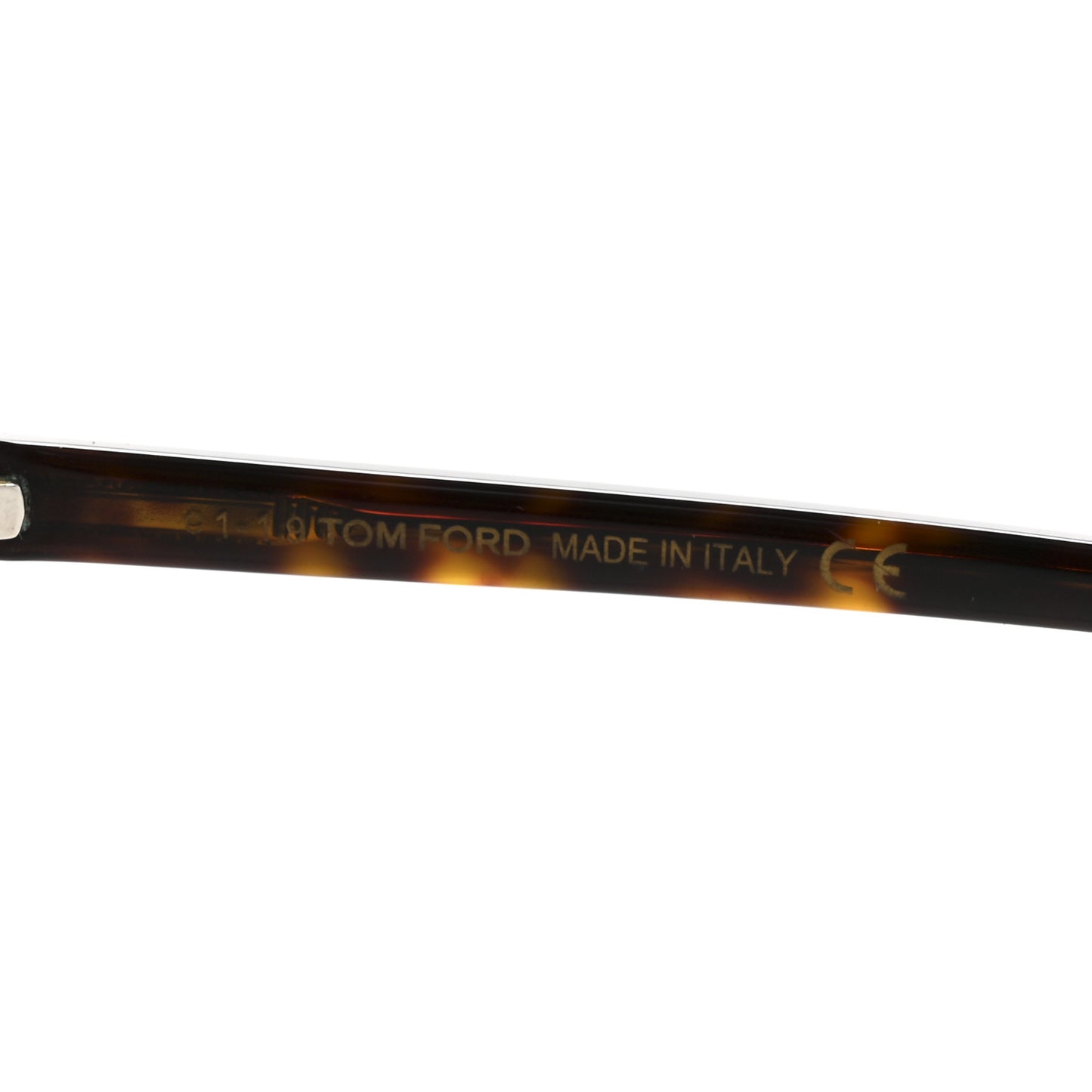 Metal Cat Eye Sunglasses TF718-K Gold Tortoise