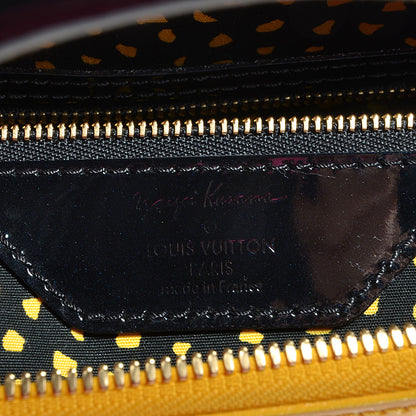 Louis Vuitton Vernis Kusama Infinity Dots Lockit MM Yellow 6 of 7