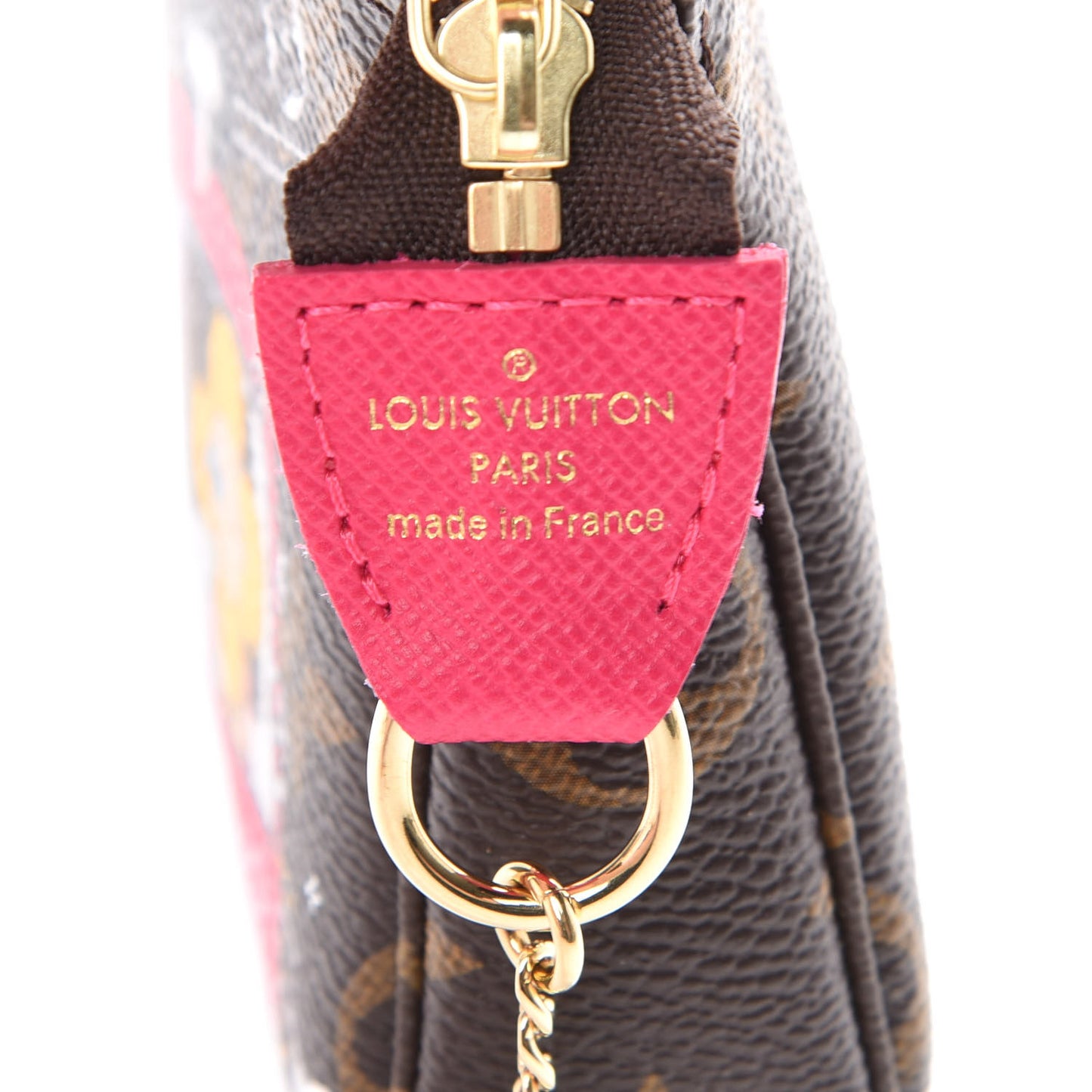 Monogram 2019 Christmas Animation Mini Courchevel Pochette Accessories Fuchsia