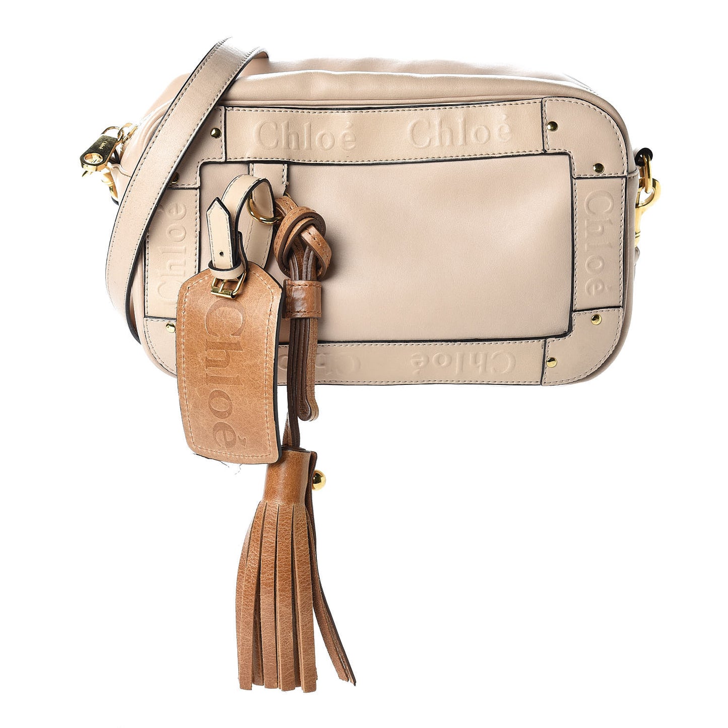 Calfskin Eden Crossbody Bag Off White