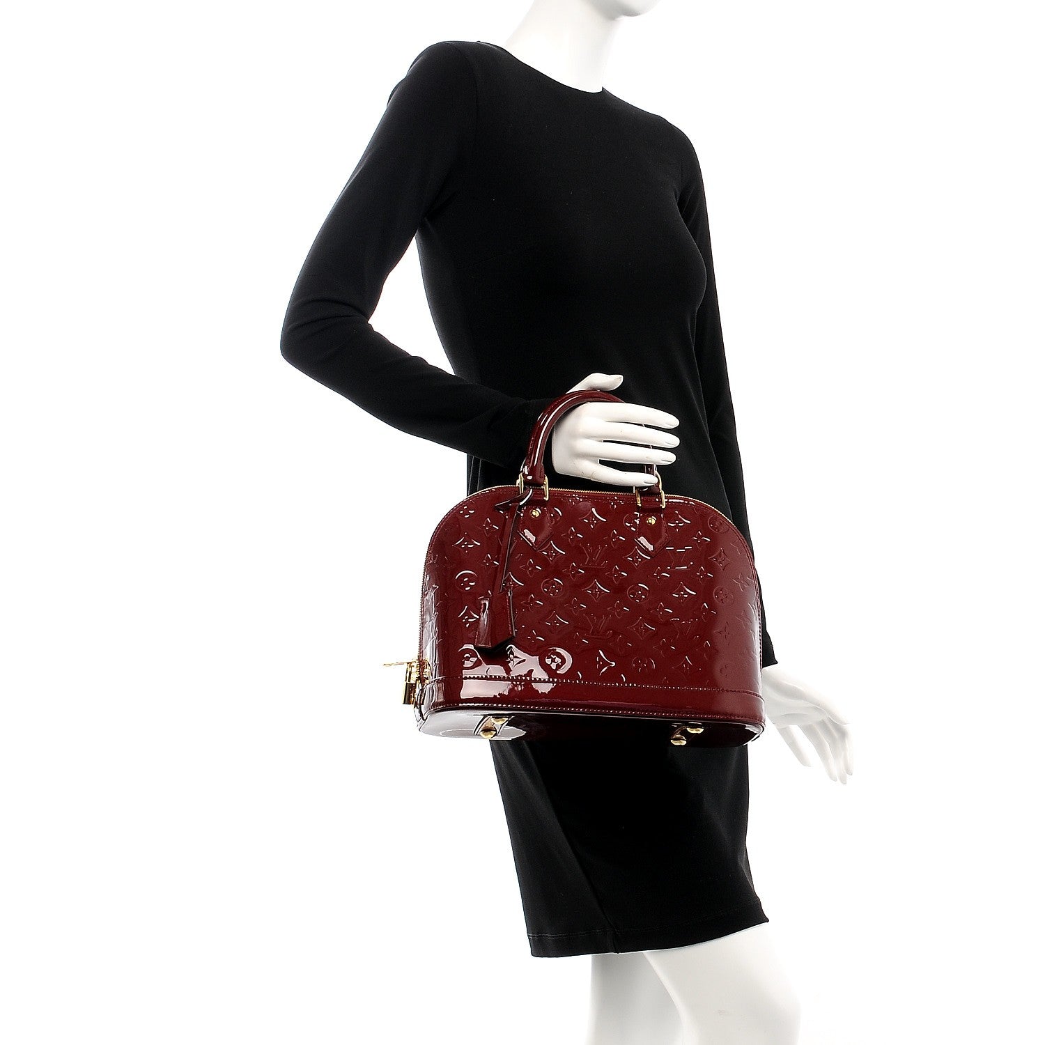 Louis Vuitton Vernis Alma PM Griotte 2 of 6
