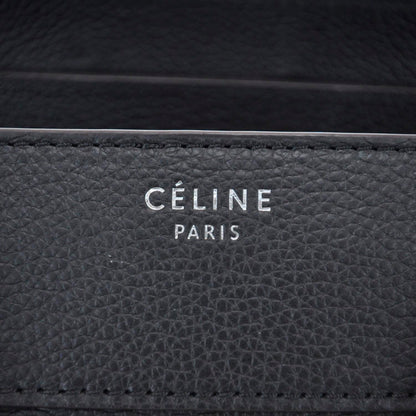 Celine Pebbled Leather Mini Luggage Black 7 of 10