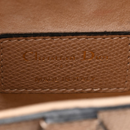 Christian Dior Grained Calfskin Mini Saddle Bag Fard 6 of 10