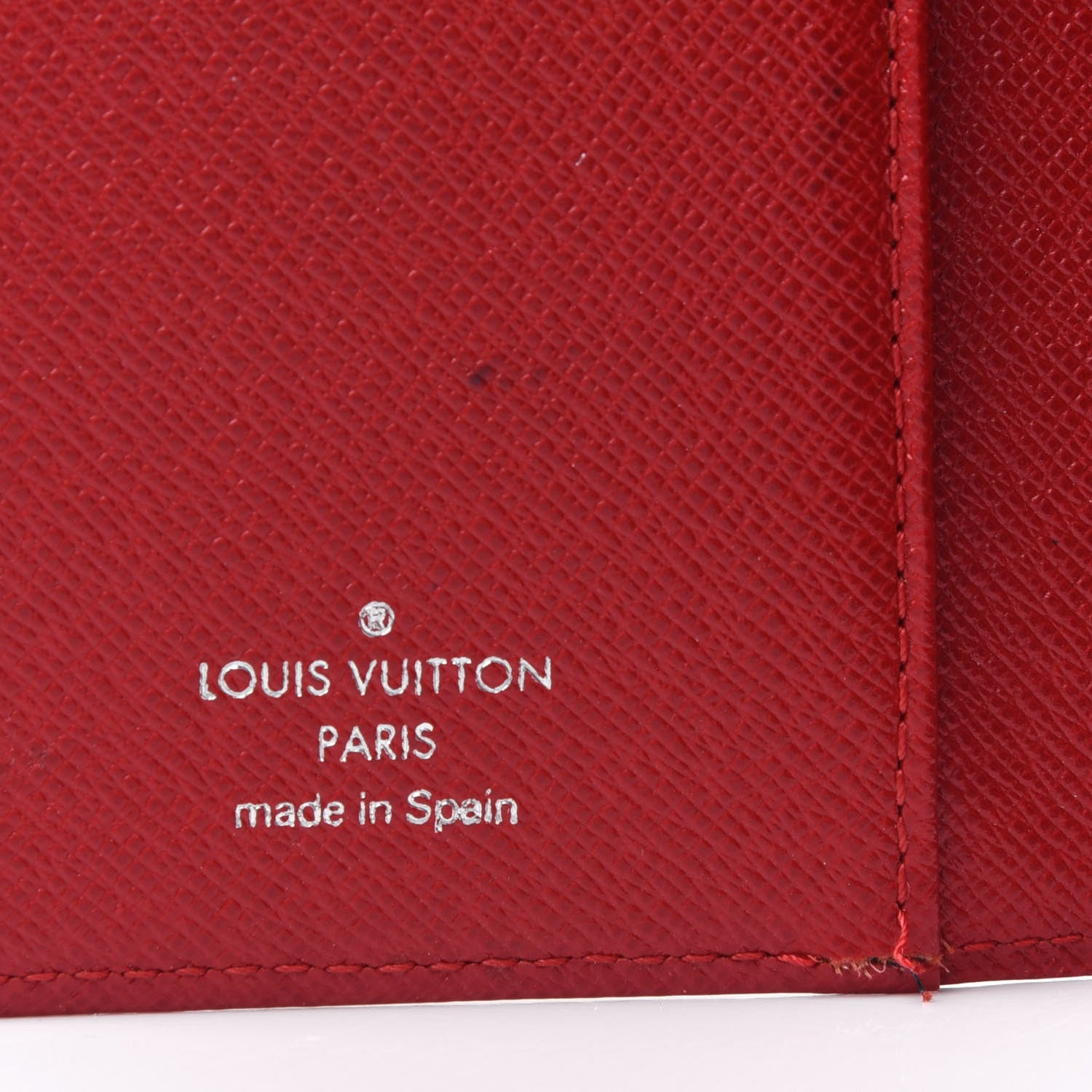 Louis Vuitton Epi Small Ring Agenda Cover Rouge 5 of 5