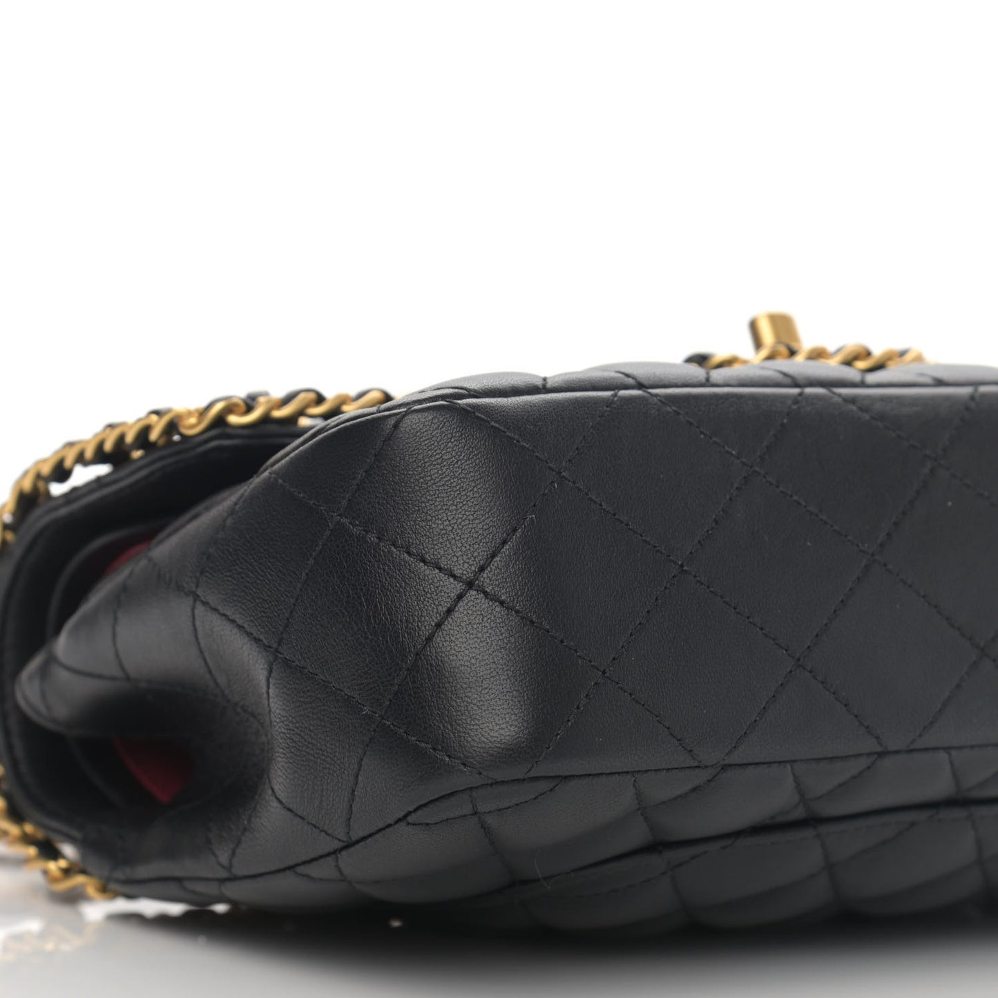 Lambskin Timeless Classic Chained Double Flap Black