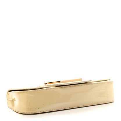Louis Vuitton Patent Sobe Clutch Creme 4 of 8