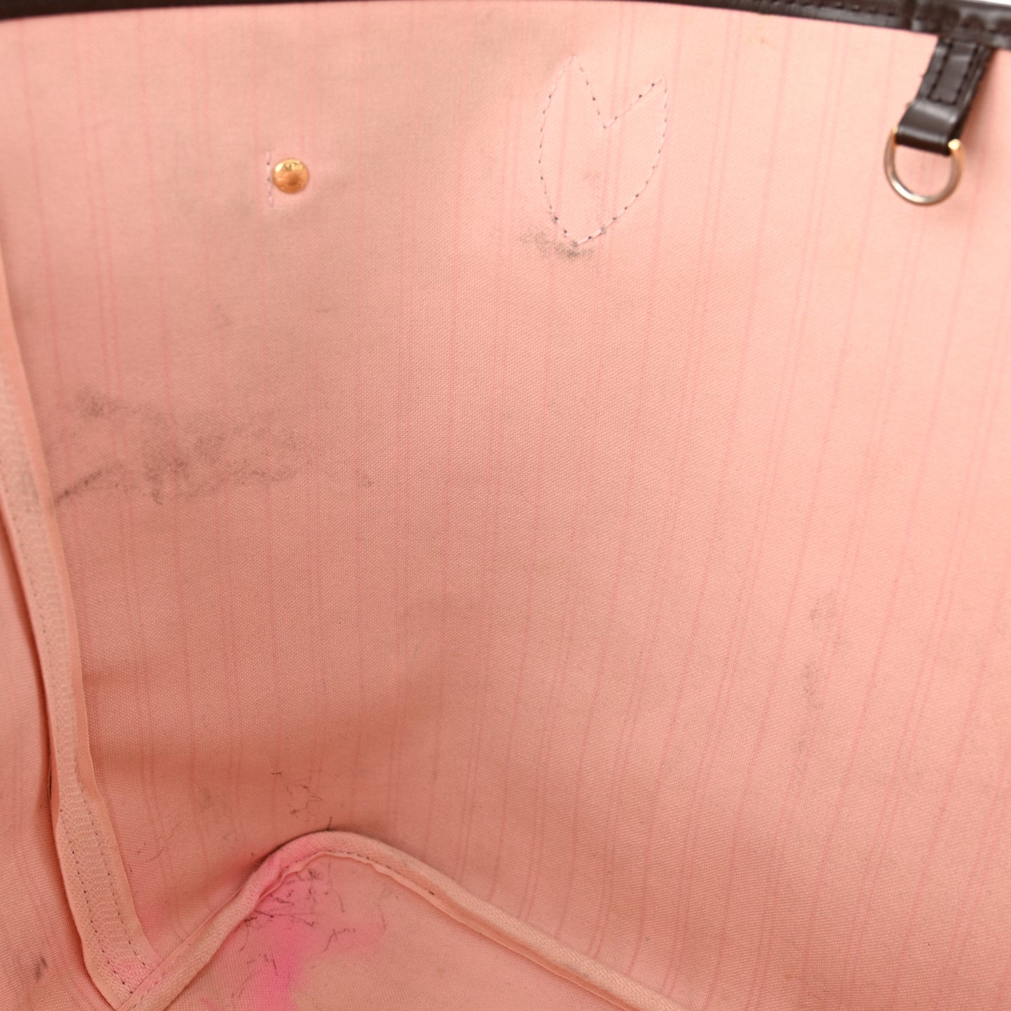 Damier Ebene Neo Neverfull MM Rose Ballerine