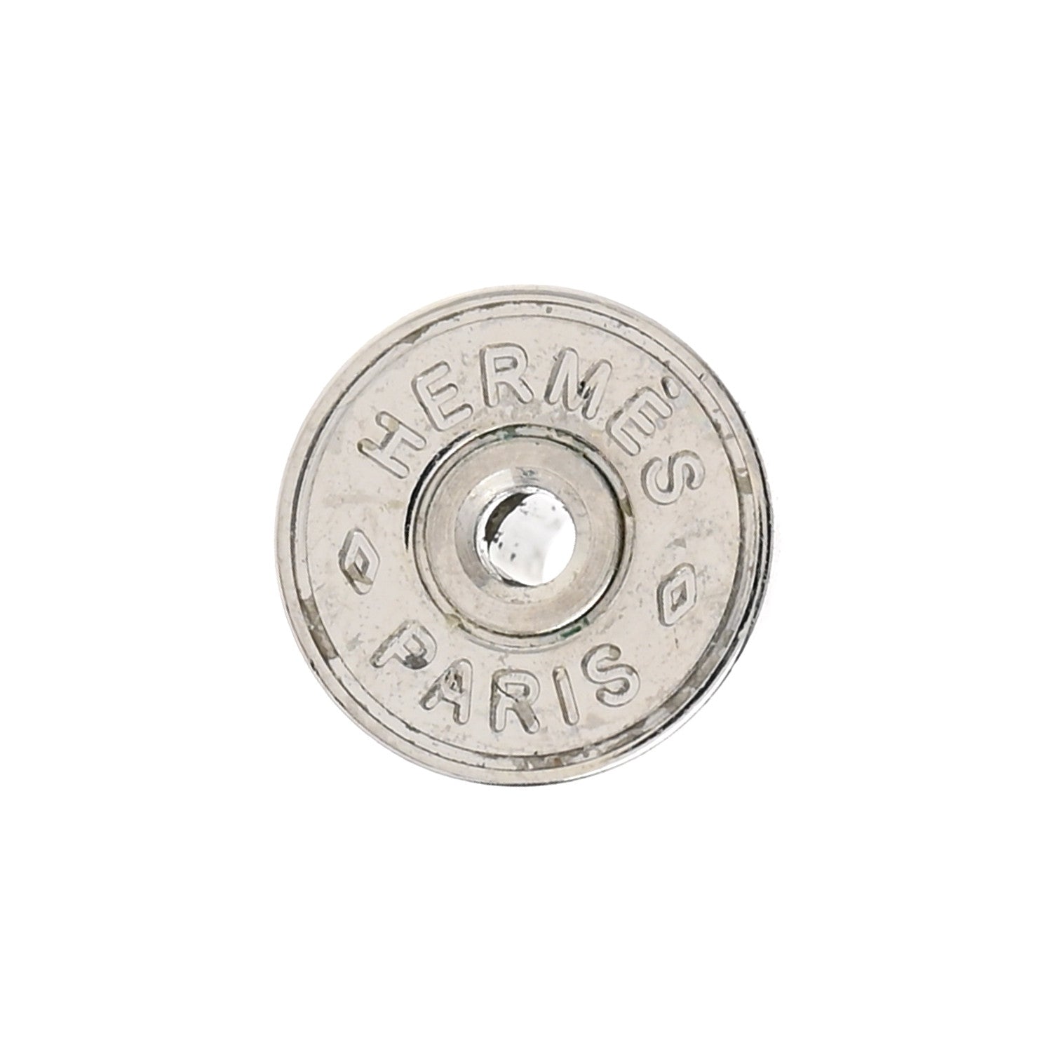 Hermes Swift Palladium Virevolte Drop Earrings Large Chai Nata 4 of 7