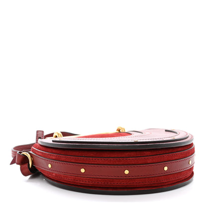 Chloe Calfskin Suede Small Pixie Bag Sienna Red 4 of 10