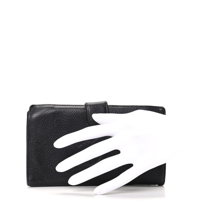 Chanel Caviar Timeless CC French Wallet Black 2 of 11