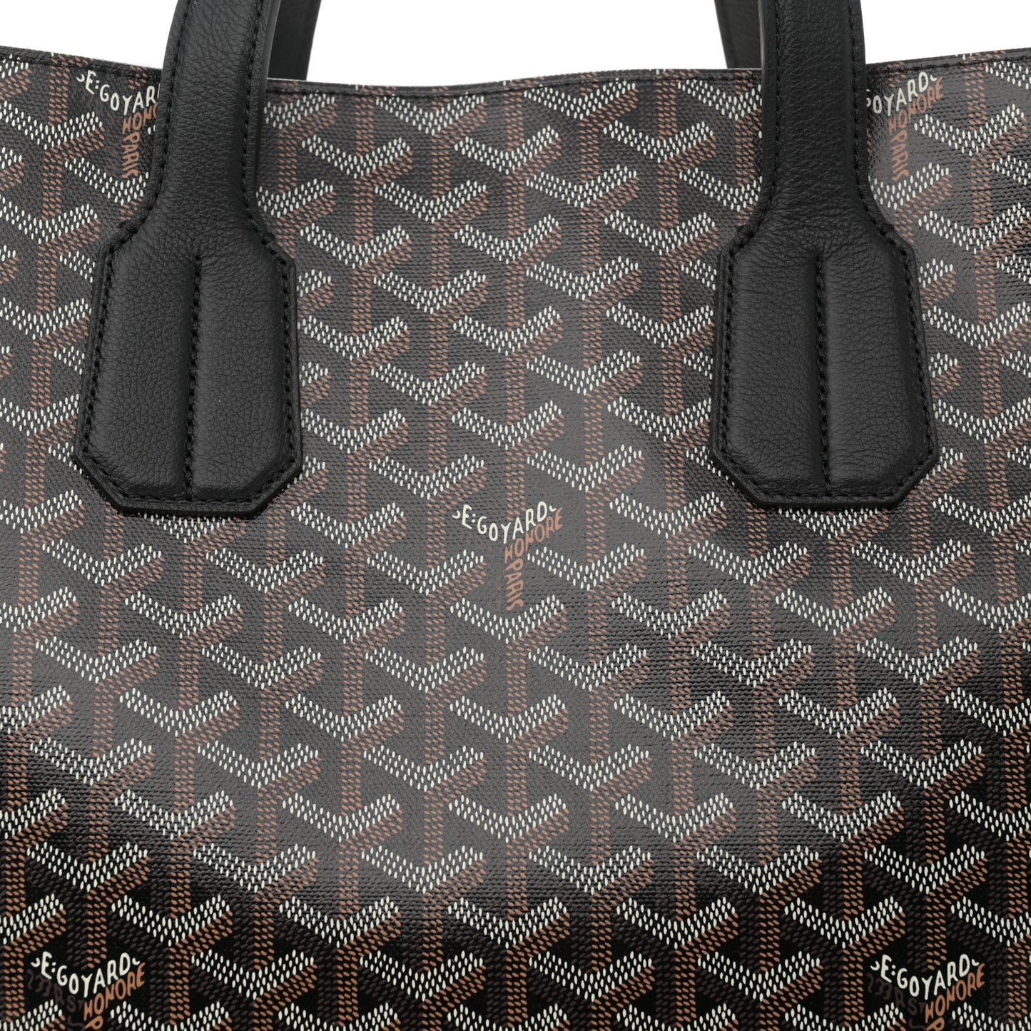 Goyardine Voltaire III Tote Black