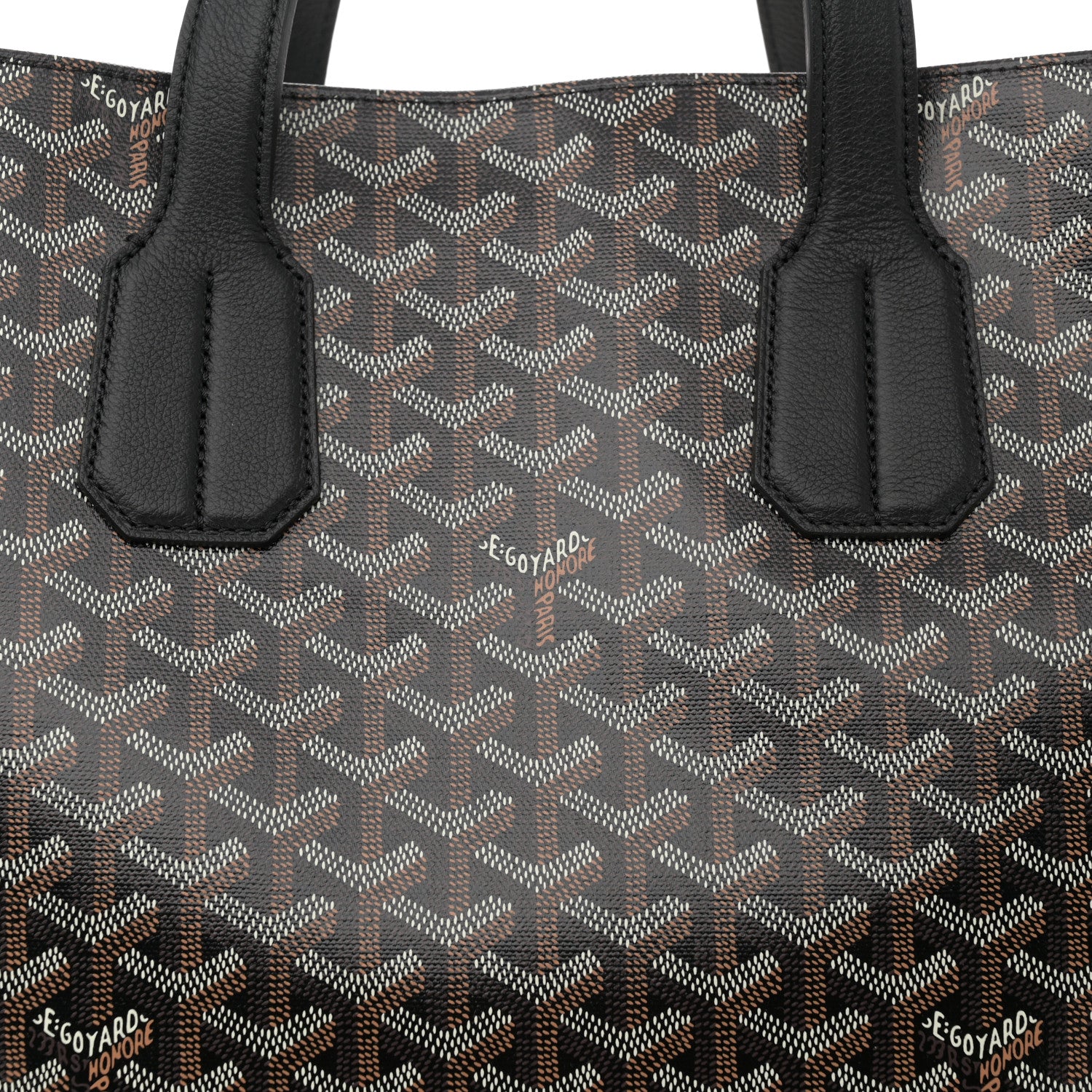 Goyard Goyardine Voltaire III Tote Black 8 of 10