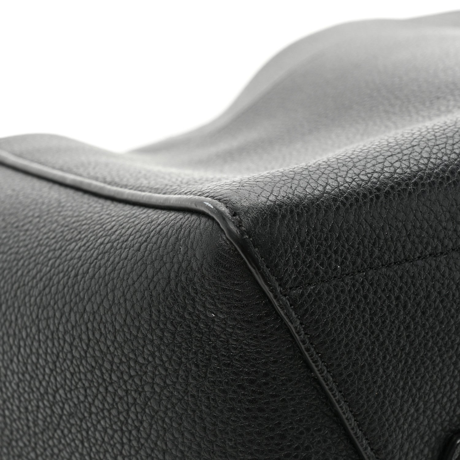 Celine Soft Grained Calfskin Sangle Bucket Bag Black 11 of 13