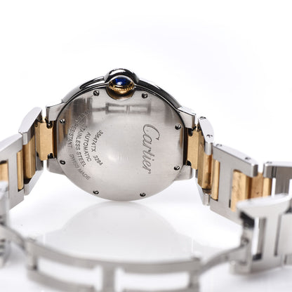 Cartier Stainless Steel 18K Yellow Gold 36mm Ballon Bleu De Automatic Watch 9 of 12