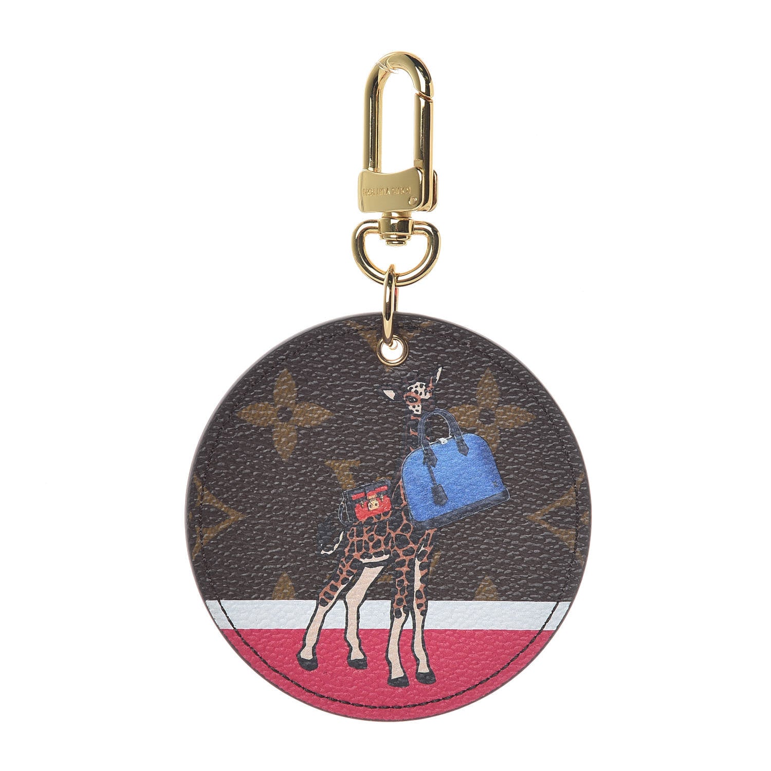 Louis Vuitton Monogram 2017 Christmas Animation Bag Charm Key Holder 1 of 3