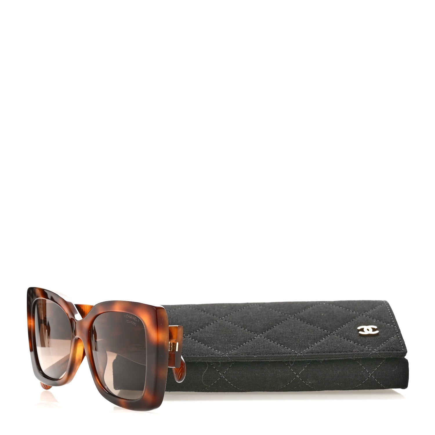 Chanel Square Polarized CC Sunglasses 5494-A Tortoise Brown 8 of 8
