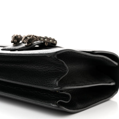 Gucci Dollar Calfskin Crystal Web Medium Dionysus Bamboo Top Handle Bag Black Black Diamond 5 of 11