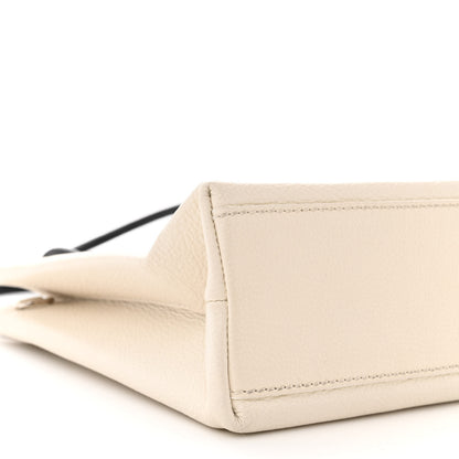 Balenciaga Calfskin Logo XXS Shopping Tote White 9 of 12