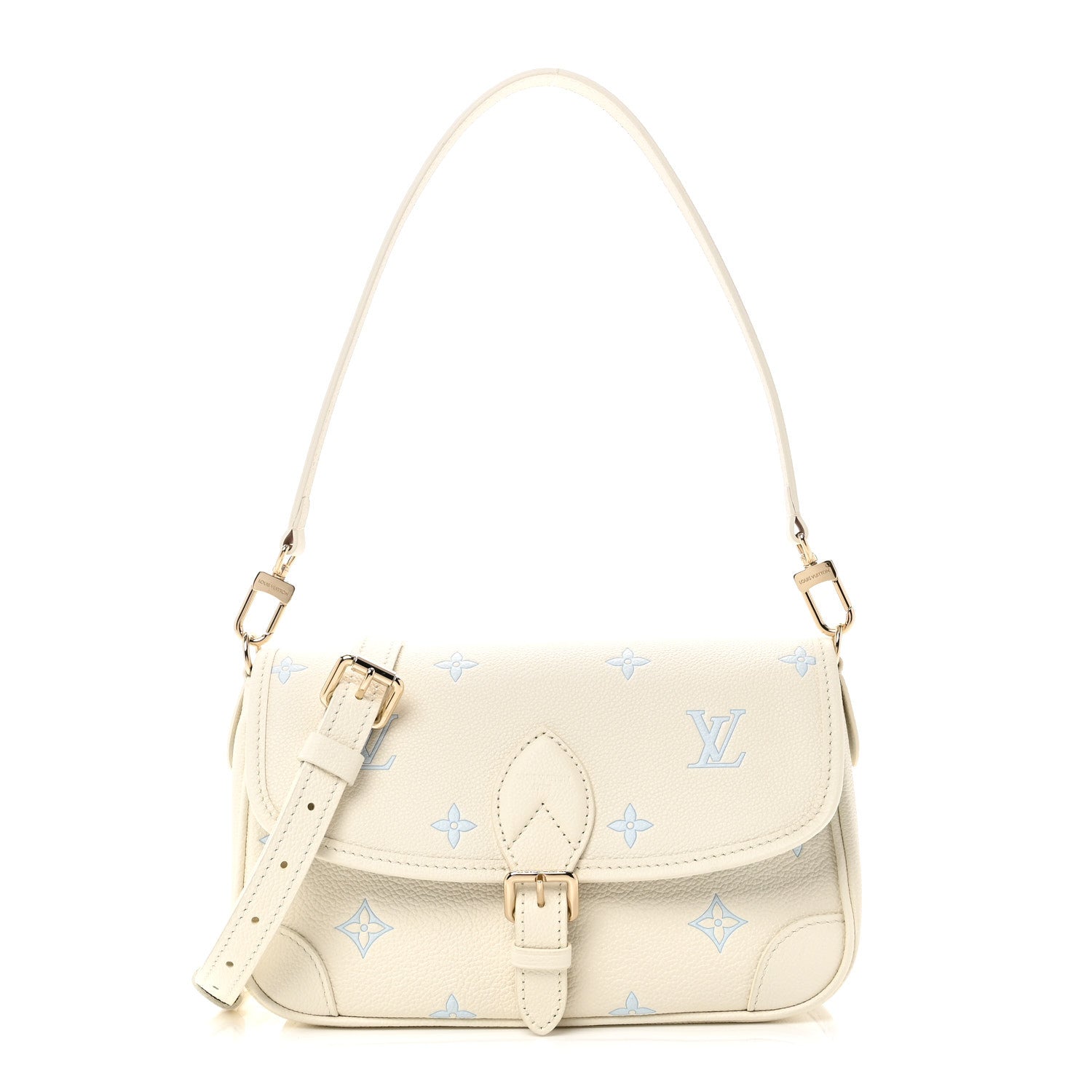 Louis Vuitton Empreinte Monogram Sweet Escape Diane Milky White Blue 1 of 10
