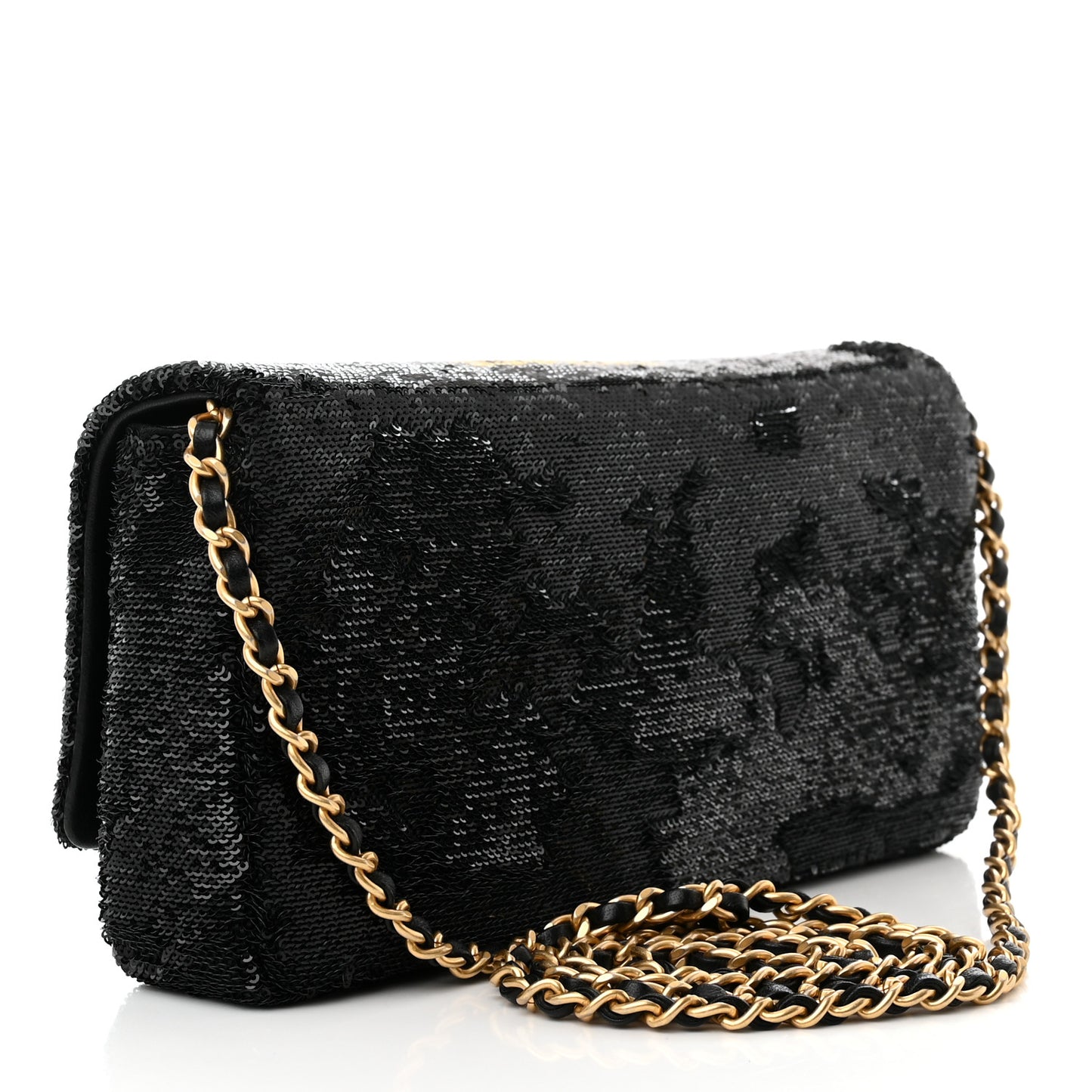 Sequin Paris Cosmopolite Dare To Disturb Flap Black Gold