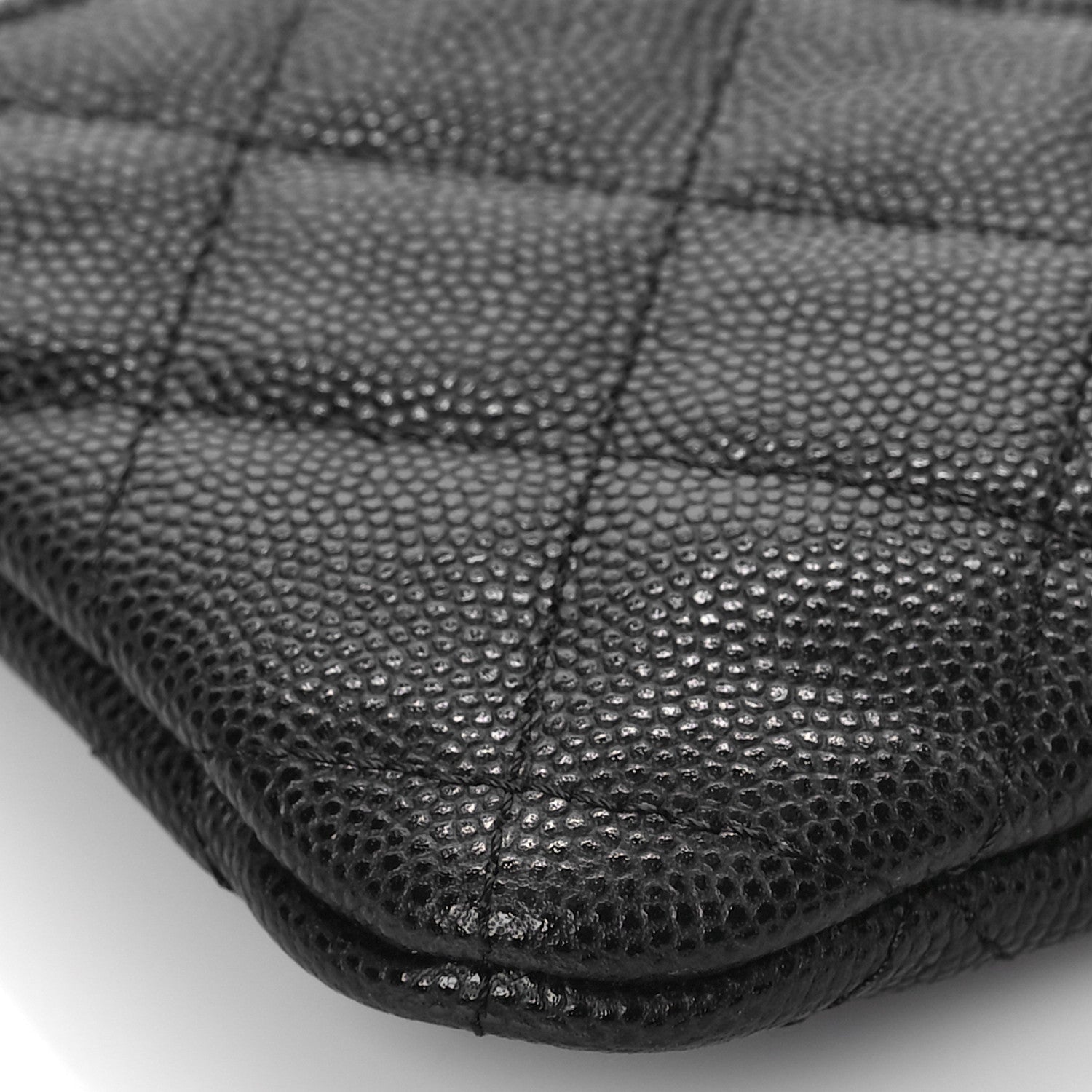 Chanel Caviar Quilted Small Cosmetic Case Black 8 of 10