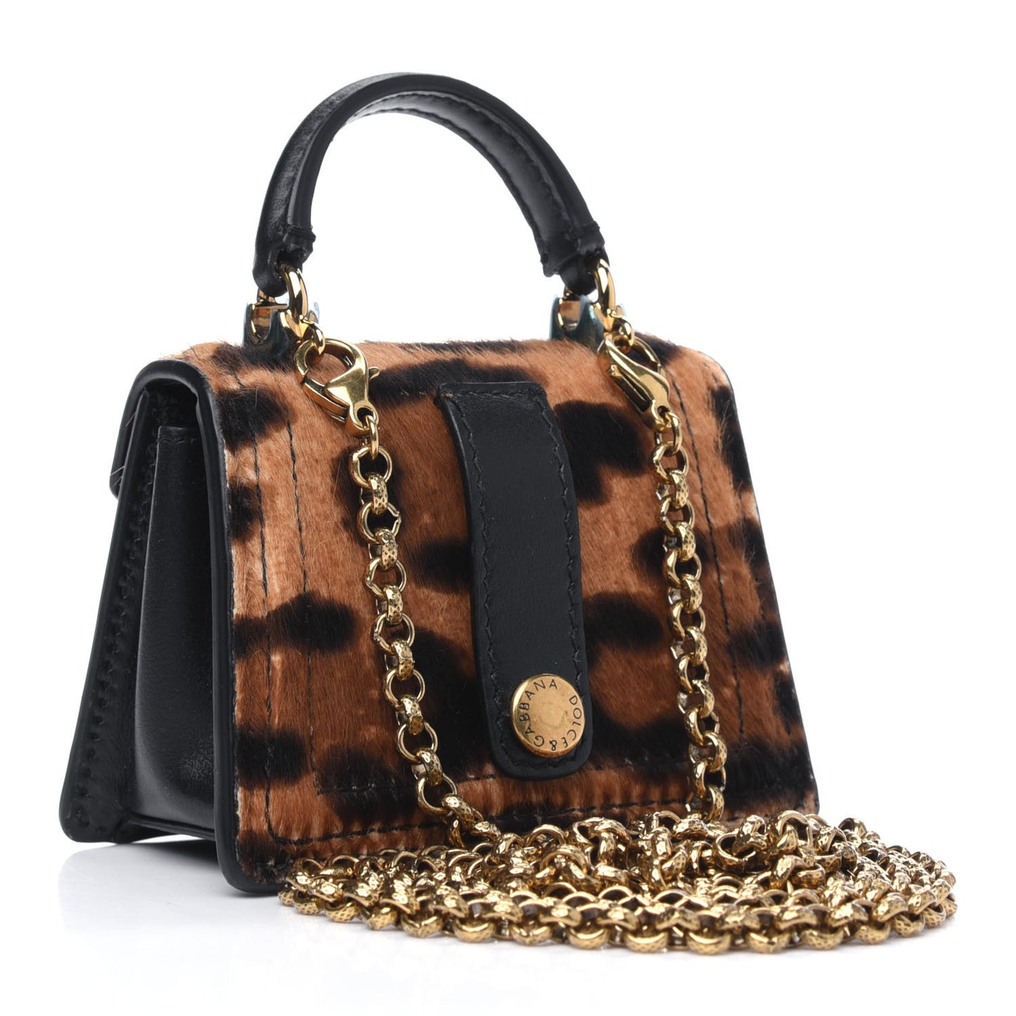 Pony Hair Leopard Micro Devotion Satchel