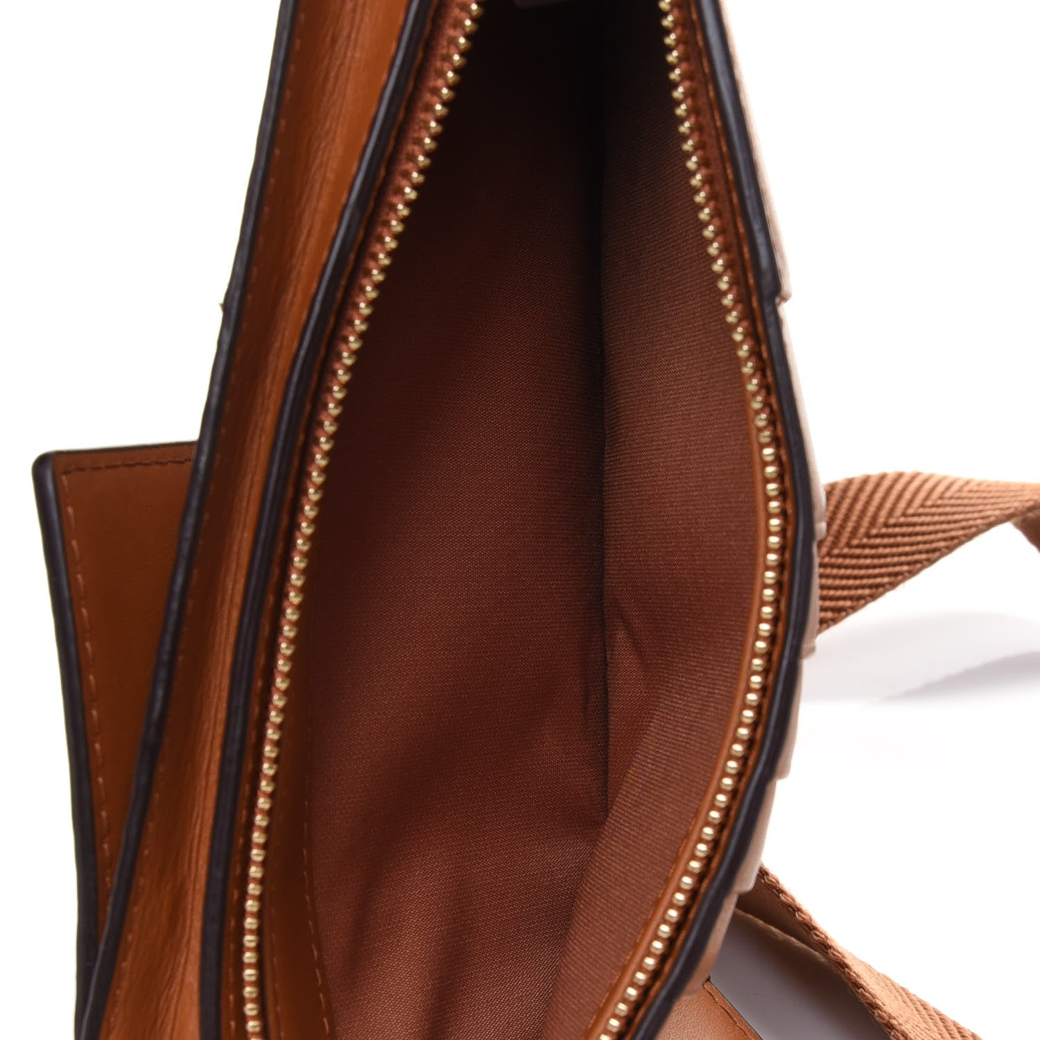 MCM Visetos Crossbody Phone Case Cognac 4 of 4
