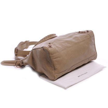 Balenciaga Agneau Giant 12 Rose Gold Hardware Velo Latte Beige 4 of 7