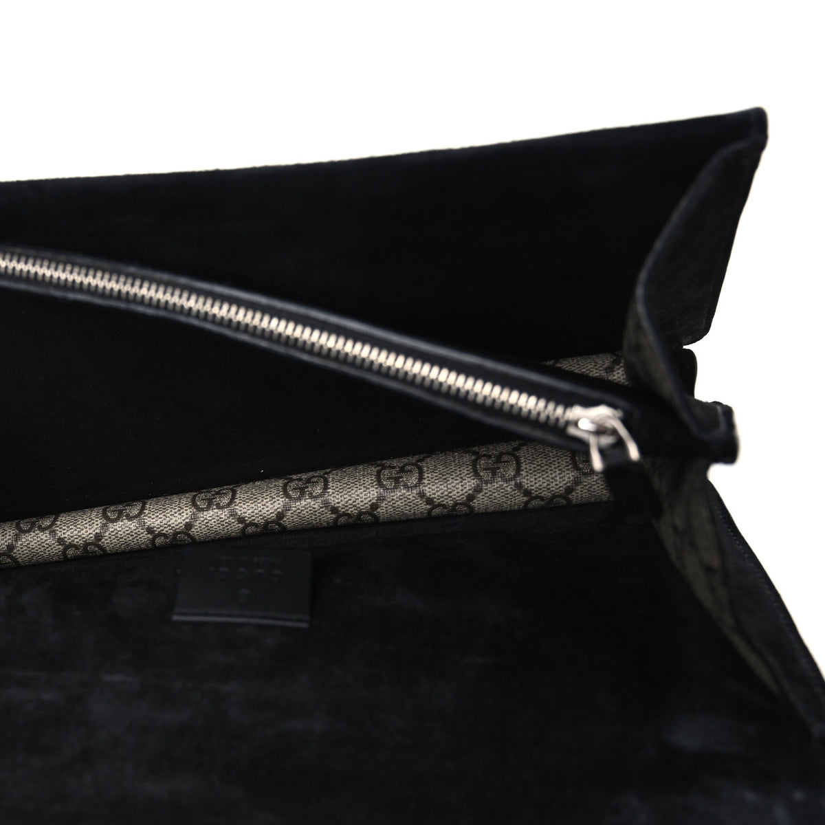 GG Supreme Monogram Small Dionysus Shoulder Bag Black