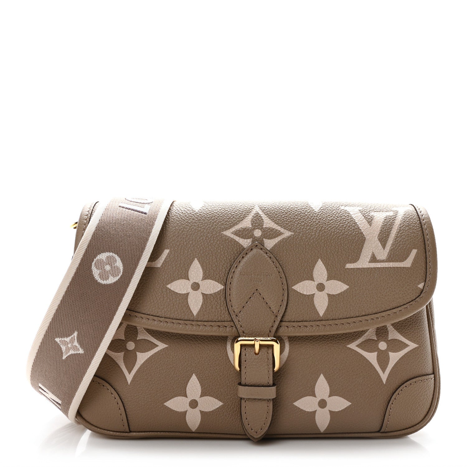 Louis Vuitton Empreinte Monogram Giant Diane Tourterelle Creme 1 of 17