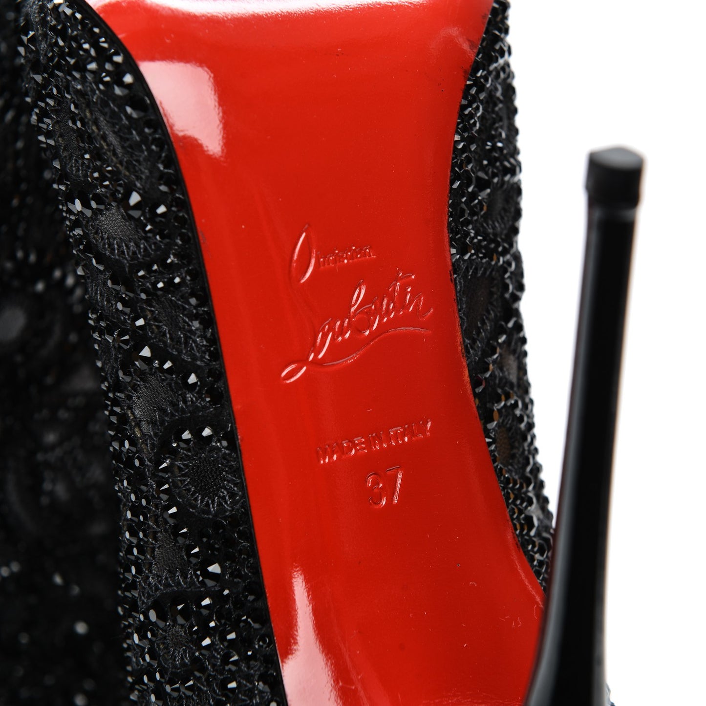Calfskin Strass Rihanini 120 Booties 37 Black