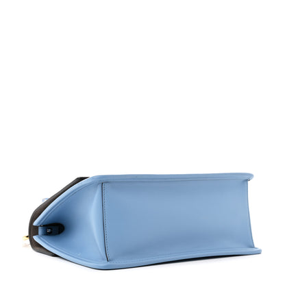 Fendi Vitello Century Opaco F is Fendi Kan I Shoulder Bag Ceruleo 4 of 10