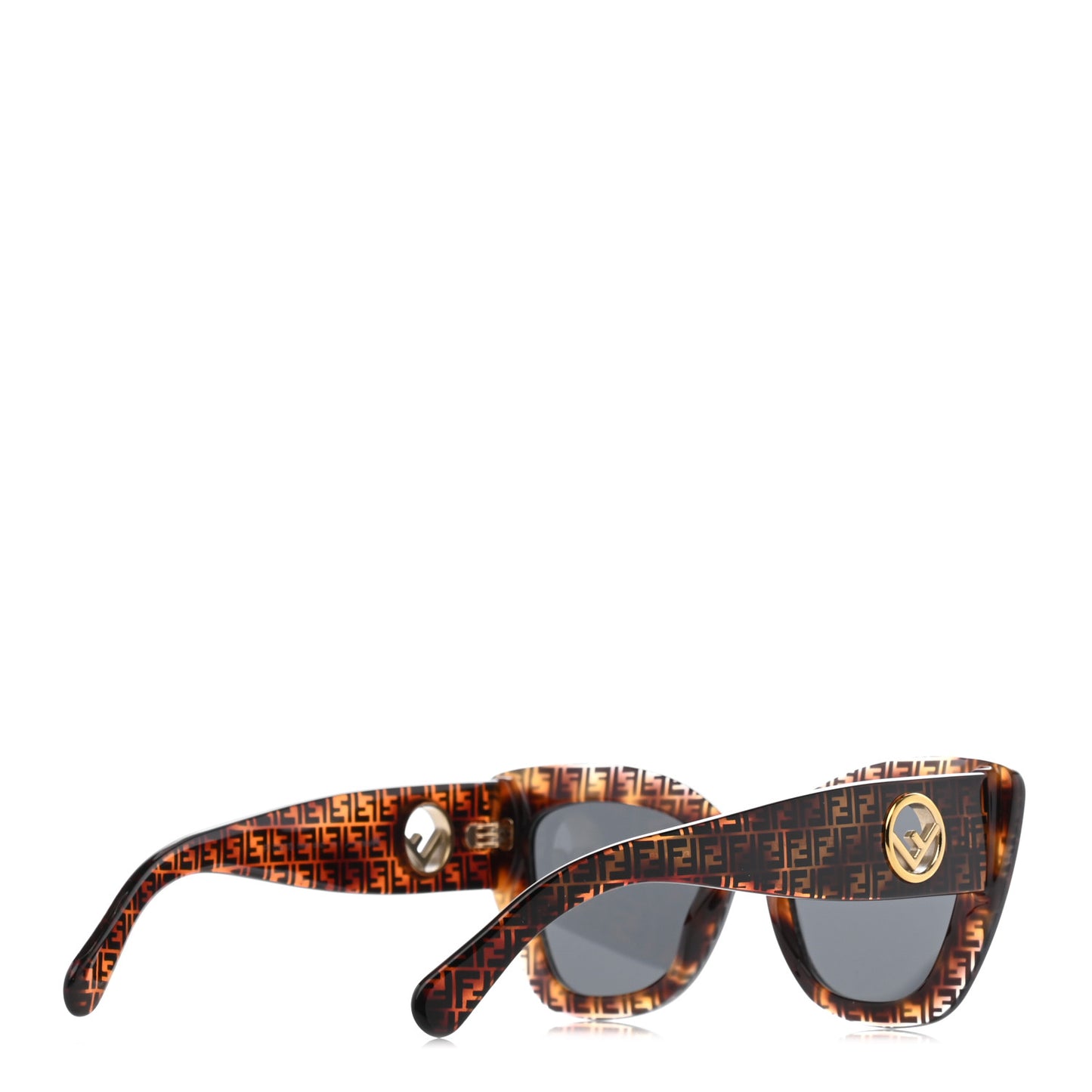 Acetate F is Fendi FF Cat Eye Sunglasses FF 0360/G/S Havana