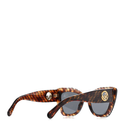 Fendi Acetate F is Fendi FF Cat Eye Sunglasses FF 0360/G/S Havana 4 of 6