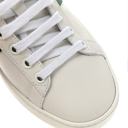 Gucci Calfskin Web Bee Embroidered Womens Ace Sneakers 36 White 9 of 11