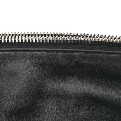Bottega Veneta Nappa Intrecciato Triple Zip Messenger Bag Black 14 of 15