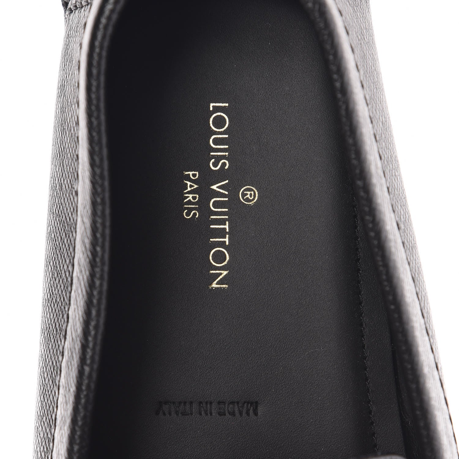 Louis Vuitton Taiga Monte Carlo Moccasin Loafers 8 Black 7 of 8