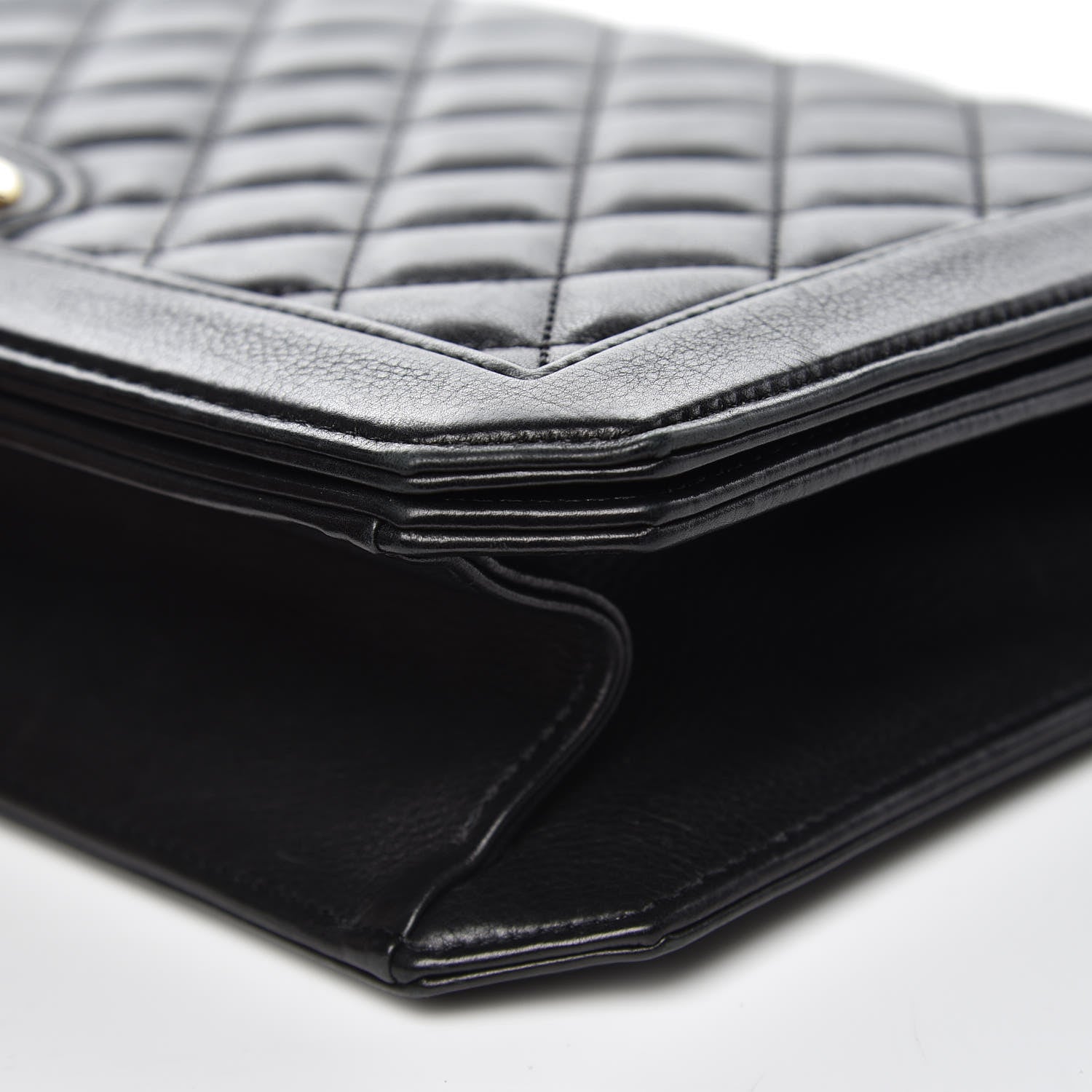 Chanel Lambskin Quilted Flap Bag Black 9 of 13