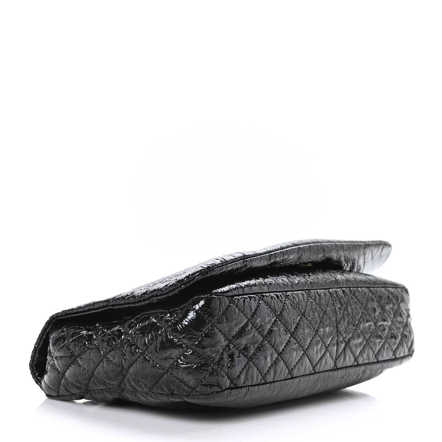 Chanel Vinyl Medium Rock and Chain Flap Black 4 of 9