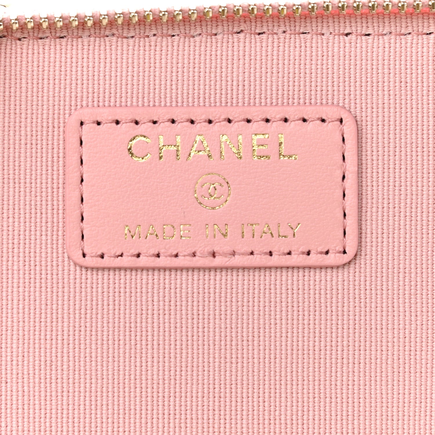 Chanel Caviar Quilted Small Vanity Case With Chain Pink 6 of 9